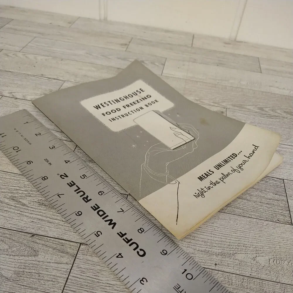 Vtg‎ Westinghouse Food Freezing Instruction Book Cookbook - Illustrated